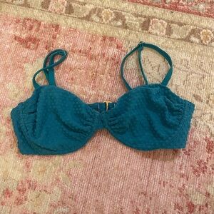 Blue polkadot, bikini top